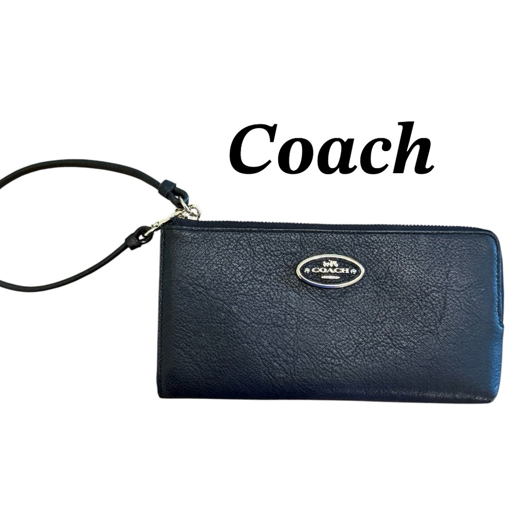 Coach black wrisley
